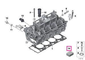 11120306824 Garnitura chiuloasa fara azbest - BMW