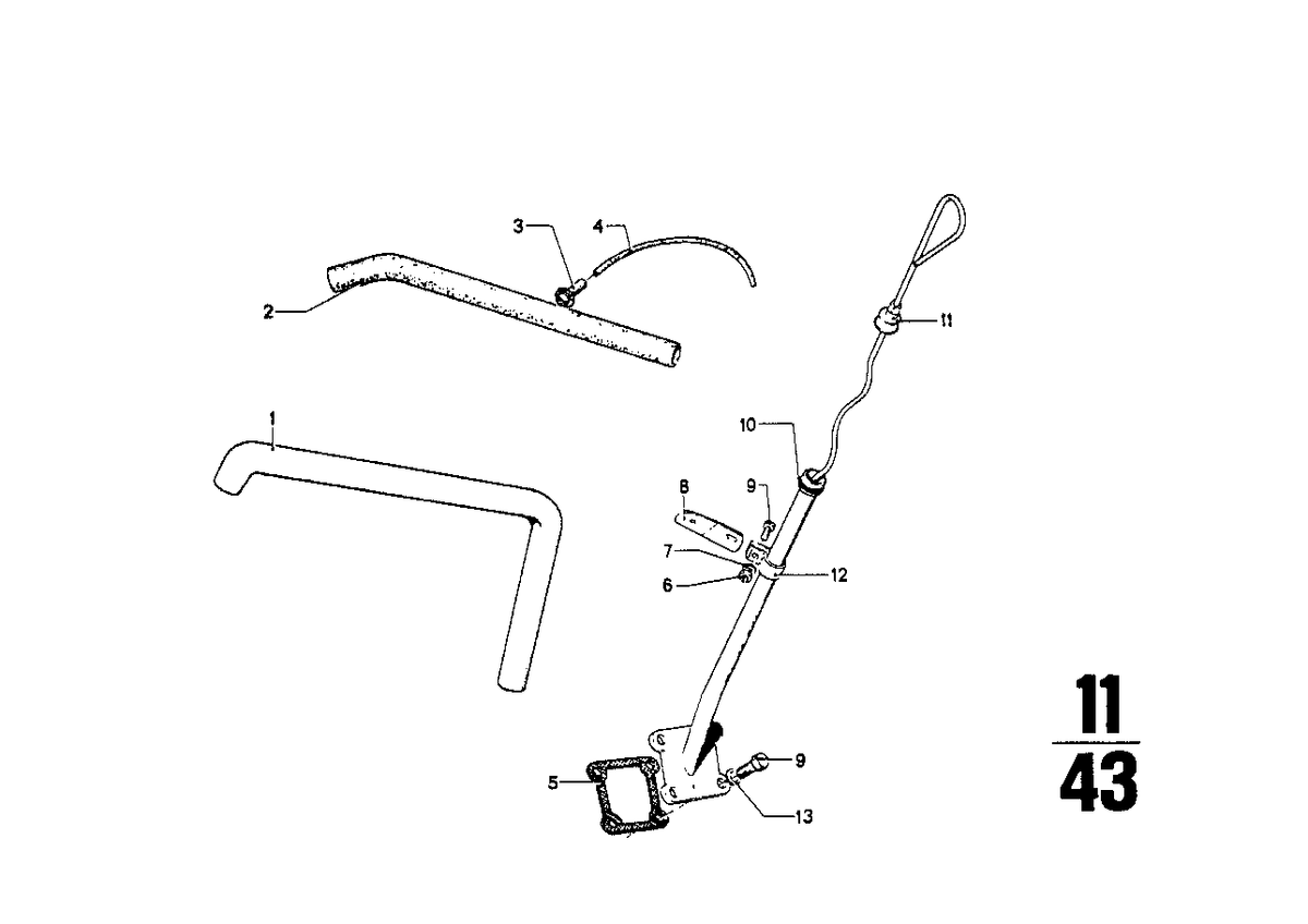 11120723140 Furtun ventilație 165MM FĂRĂ GAURĂ 165MM OHNE LOCH - BMW