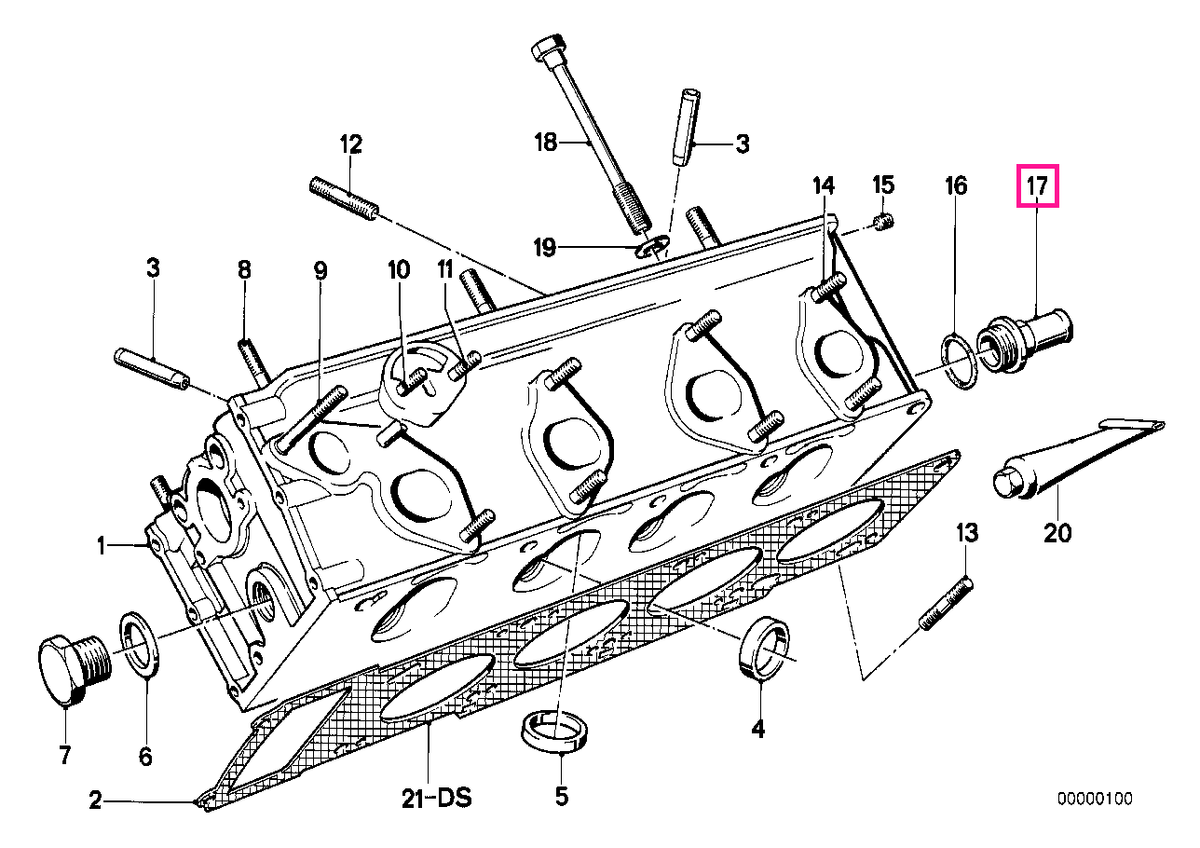 11121257516 Conector M36 - BMW