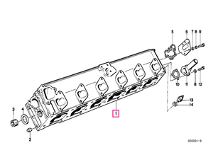 11121278495 Cylinder head - BMW