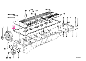 11121317689 Garnitura fara azbest - BMW