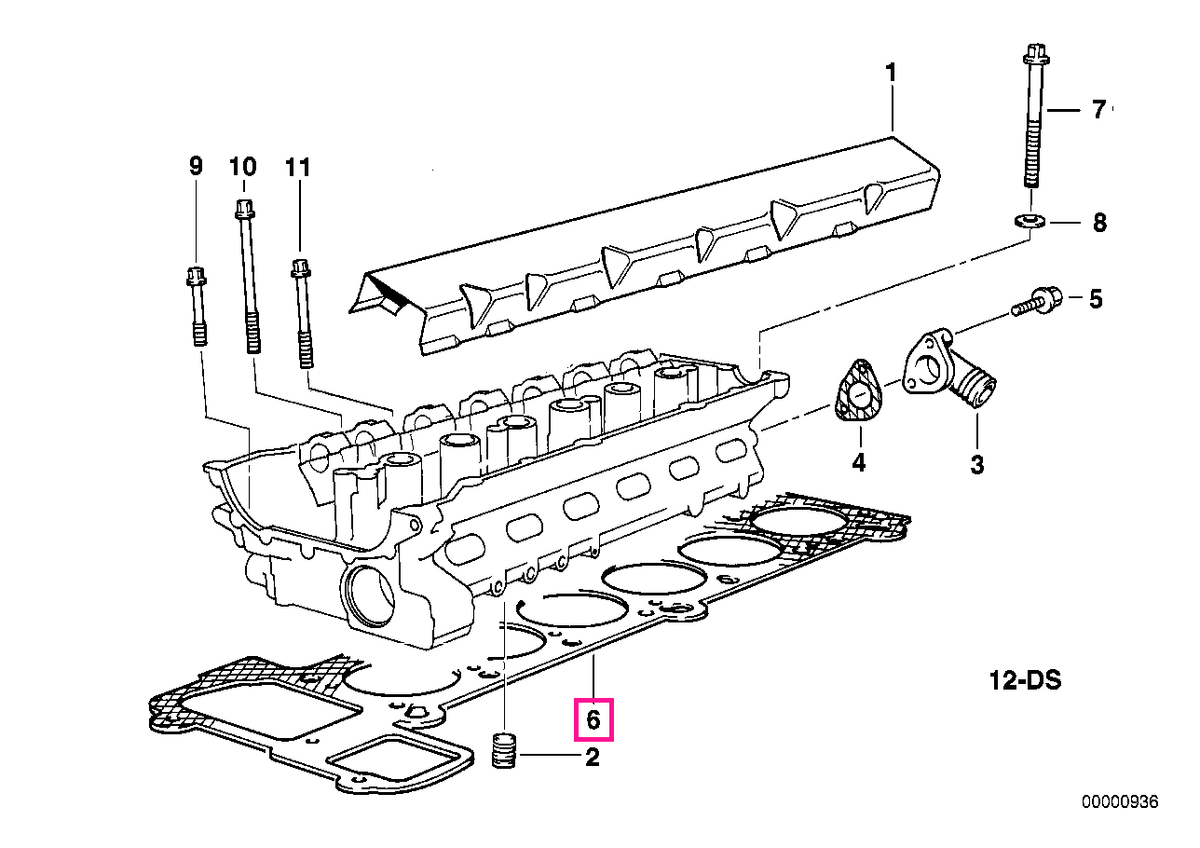 11121405106 Garnitură chiuloasă fără azbest 1,74MM - BMW
