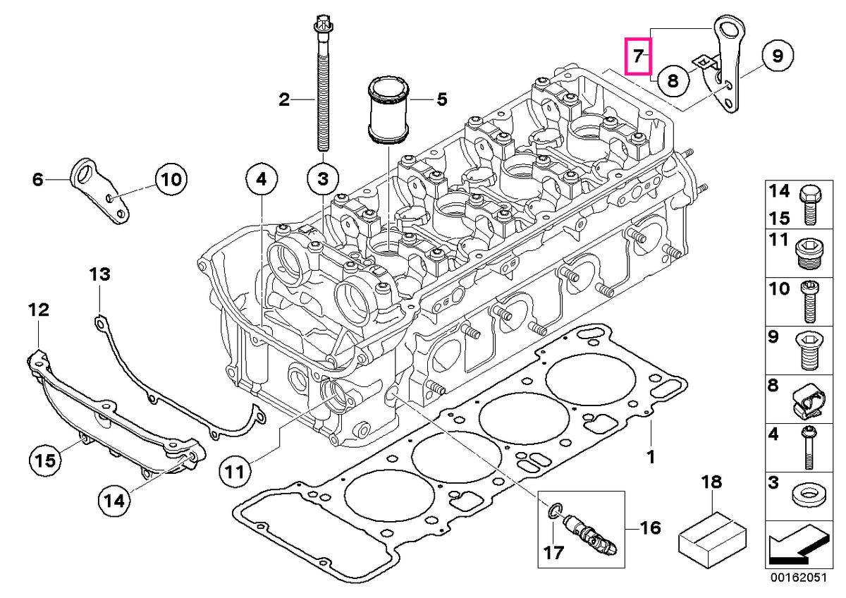 11127838165 Shackle - BMW