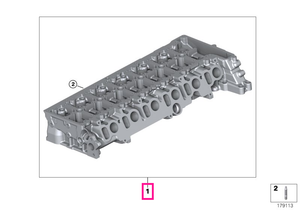 11128507561 Cylinder head - BMW