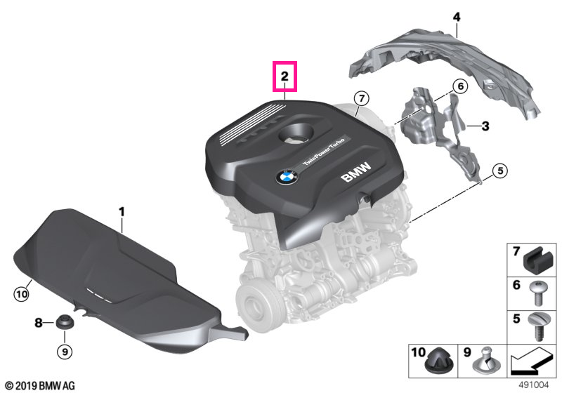 11128621822 Capac acustic - BMW