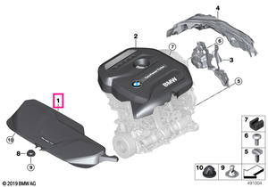 11128638196 Capac radiator - BMW