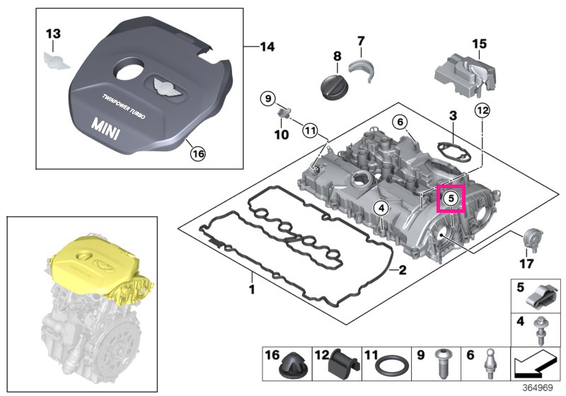 11128642177 Fixing clamp - BMW