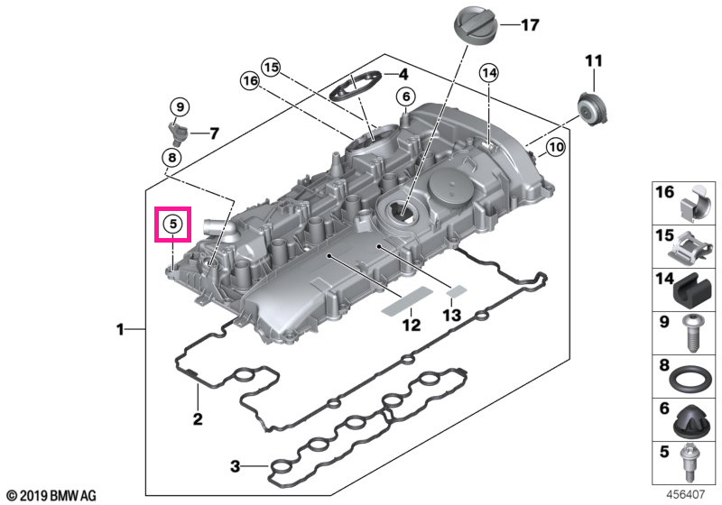 11128642280 ASA-Bolt - BMW