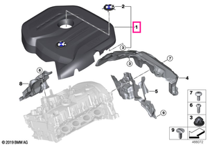11128657035 Capac motor - BMW