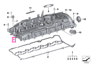 11128691779 Capac chiulasa - BMW Seria 2 G42, Seria 3 G20 G21, Seria 4 G22 G23 G26, X3 G01, X4 G02, Z4 G29