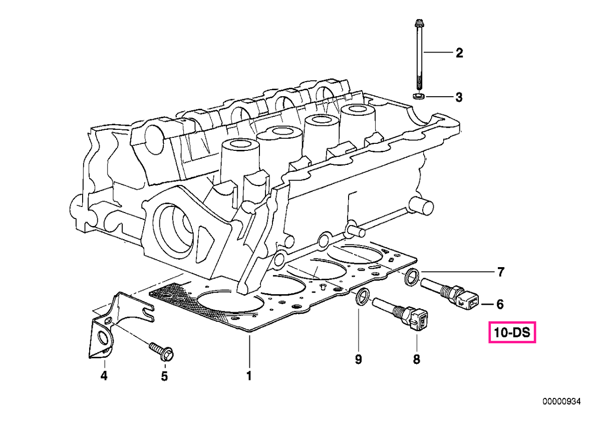 11129066434 Set garnituri chiulasă fără azbest - BMW