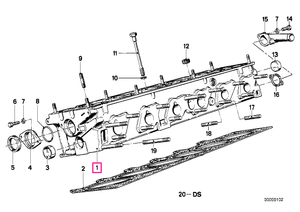 11129068675 Exchange cylinder head (sales campaign) - BMW