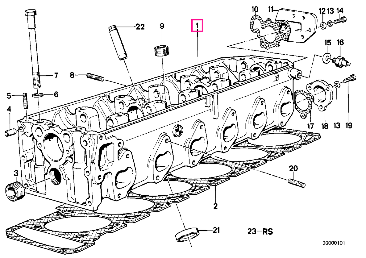 11129068849 Exchange cylinder head (sales campaign) - BMW