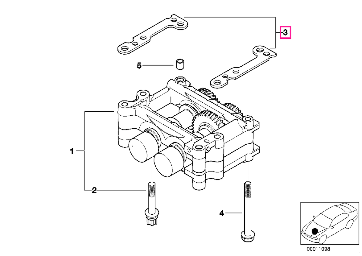 11271439606 Distanțier 2.16MM - BMW