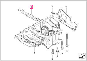 11277787517 Capac etaj sincronizor - BMW