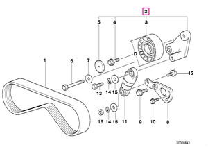 11281702013 Adj.pulley - BMW