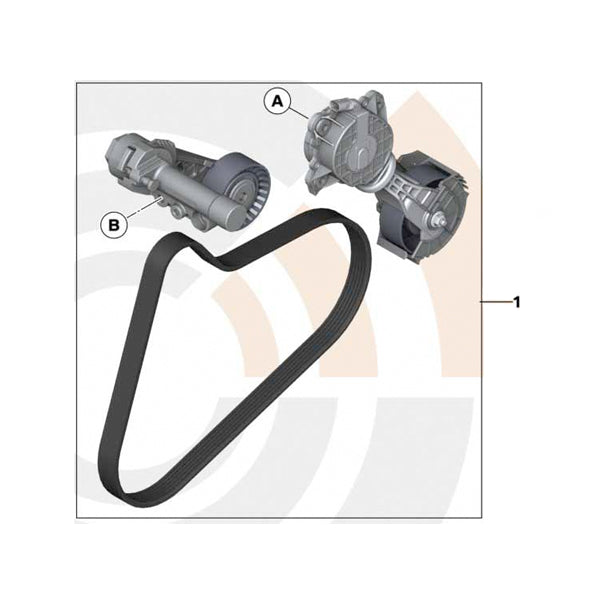 11282444339 Kit reparatie complet fulie vibrochen - Mini R55, R56, R57, R58, R59, R60, R61 - Value-Line