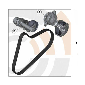 11282444363 Kit reparatie complet fulie vibrochen - Mini R55, R56, R57, R58, R59, R60, R61 - Value-Line