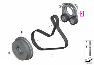 11287828937 Intinzator curea accesorii - BMW Seria 2 G42, Seria 3 G20 G21, Seria 4 G22 G23 G26, Seria 5 G30 G31, Seria 6