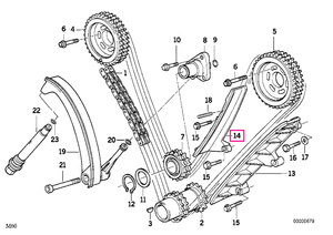 11311741247 Șină de ghidare ZYL.5-8 - BMW