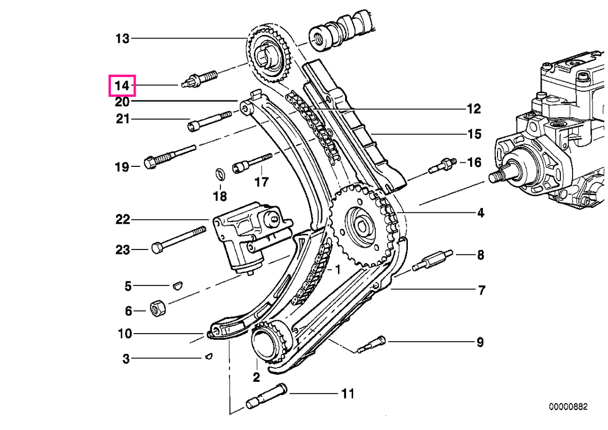 11312243809 Surub - BMW