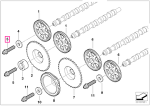 11312248114 Torx Bolt M12X1,5X55 - BMW