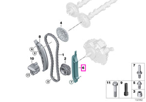 11312249627 Ghidaj lant distributie - BMW Seria 1 E87, Seria 3 E46 E90 E91 E92 E93, Seria 5 E60 E61, Seria 6 E63 E64, Se