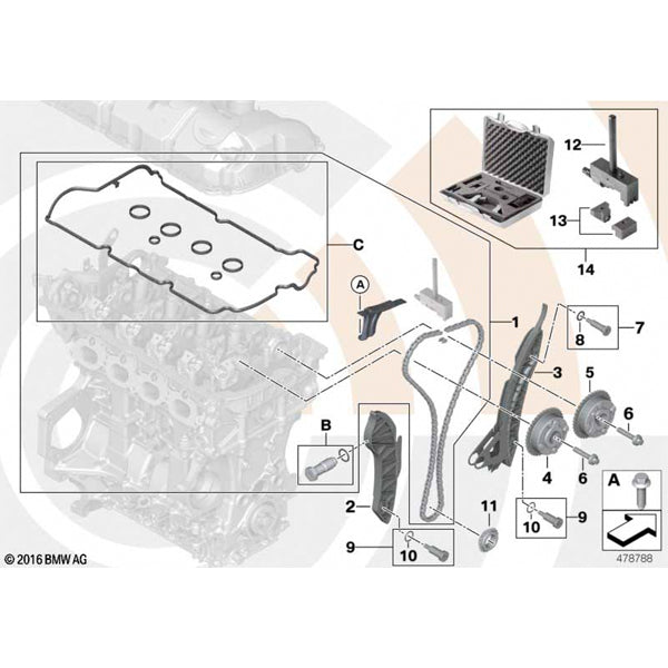 11312448930 Kit reparatie lant distributie superior - Value Line - Mini R55, R56, R57, R58, R59, R60, R61