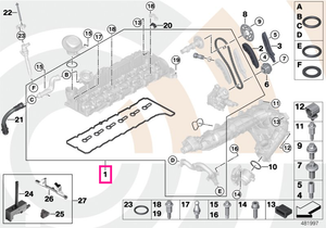 11312452823 Kit reparatie lant distributie superior - Value Line - BMW Seria 3 E90, E91, E92, E93, Seria 5 F07, F10, F11