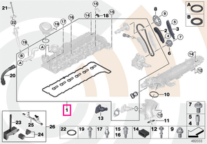 11312452824 Kit reparatie lant distributie superior - Value Line - BMW Seria 5 F07, F10, F11, Seria 6 F06, F12, F13, X3 