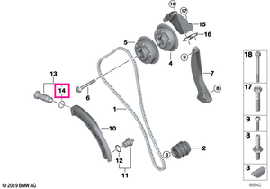 11317507432 O-ring (garnitura) A22X27 - BMW