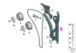 11317585020 Ghidaj/Intinzator lant distributie - BMW Seria 1, Seria 2, Seria 3, Seria 4, Seria 5, Seria 6, Seria 7, X1 E