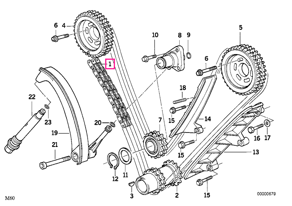 11317598263 Timing chain - BMW
