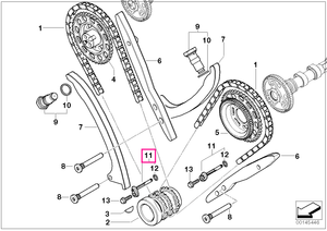 11317792701 Duza pulverizare ulei - BMW