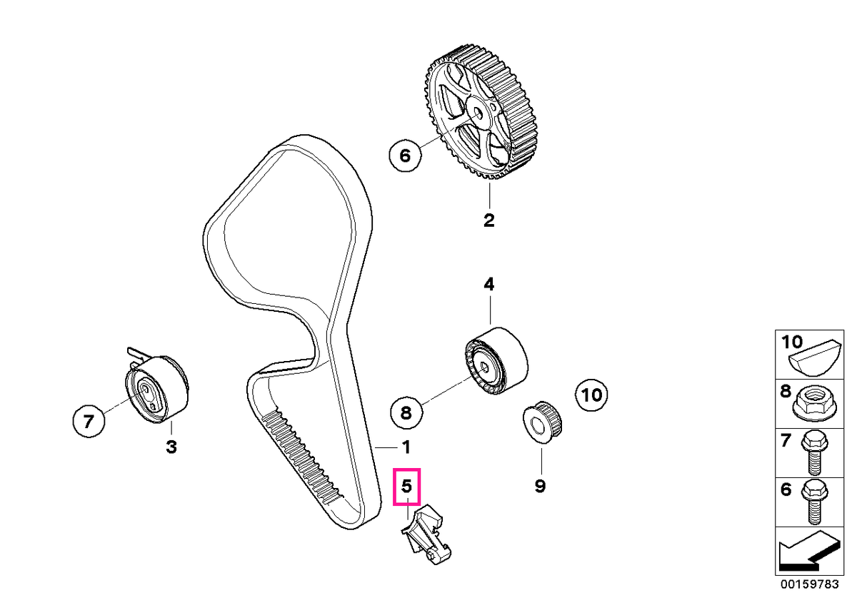 11317805962 Guide strap - BMW - Mini