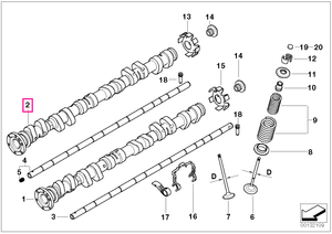 11317832195 Outlet camshaft - BMW