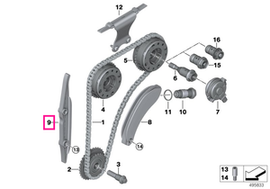 11319452398 Guide rail - BMW - Mini
