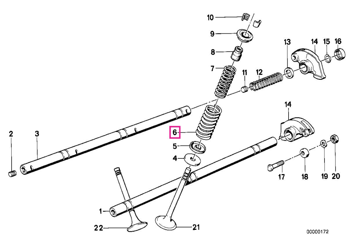 11341714768 Arc supapă D=31,2MM - BMW