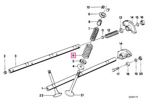 11341714768 Arc supapă D=31,2MM - BMW