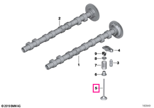 11347812615 Valva esapament 24,6/4,92MM - BMW