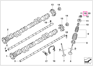 11347832288 Adj. Plate 2,44 MM - BMW