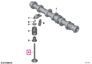 11348621264 Exhaust valve - BMW