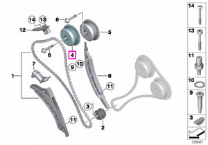 11367600085 Regulator ax came admisie (VANOS) - BMW Seria 5 F07 F10 F11, Seria 6 F06 F12 F13, Seria 7 F01 F02, X5 F15 M 