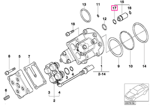 11411306082 O-Ring 16X2MM - BMW