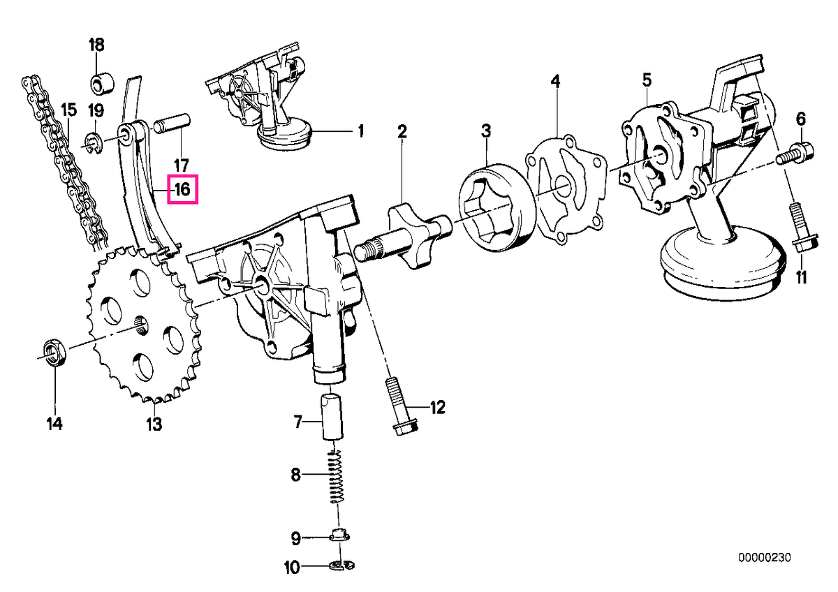 11411705055 Intinzator lant - BMW