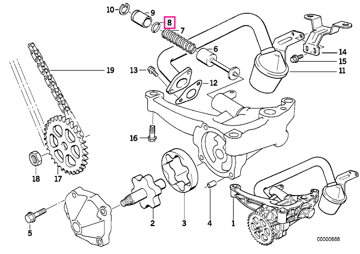 11411722837 O-Ring 17,0X1,8MM - BMW