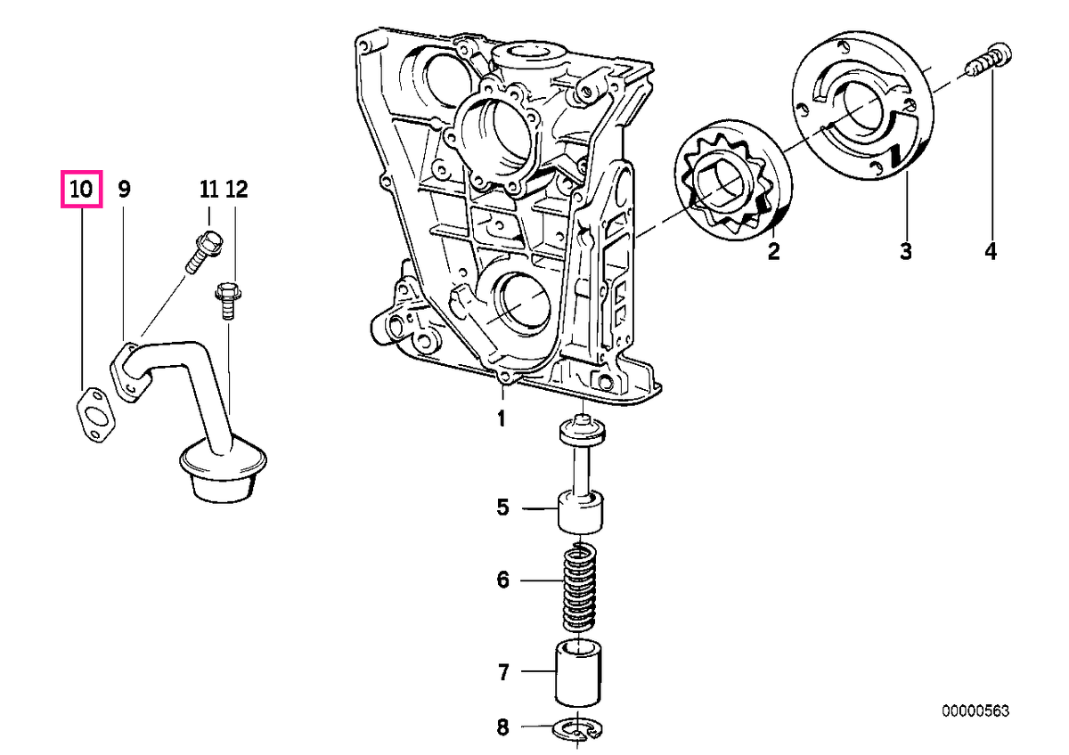 11411727662 Garnitura - BMW