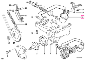 11411730465 Suction pipe - BMW