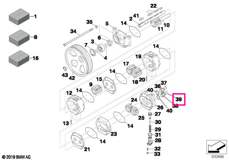 11412195478 Inel O-ring 20X2,5GRÜN - BMW
