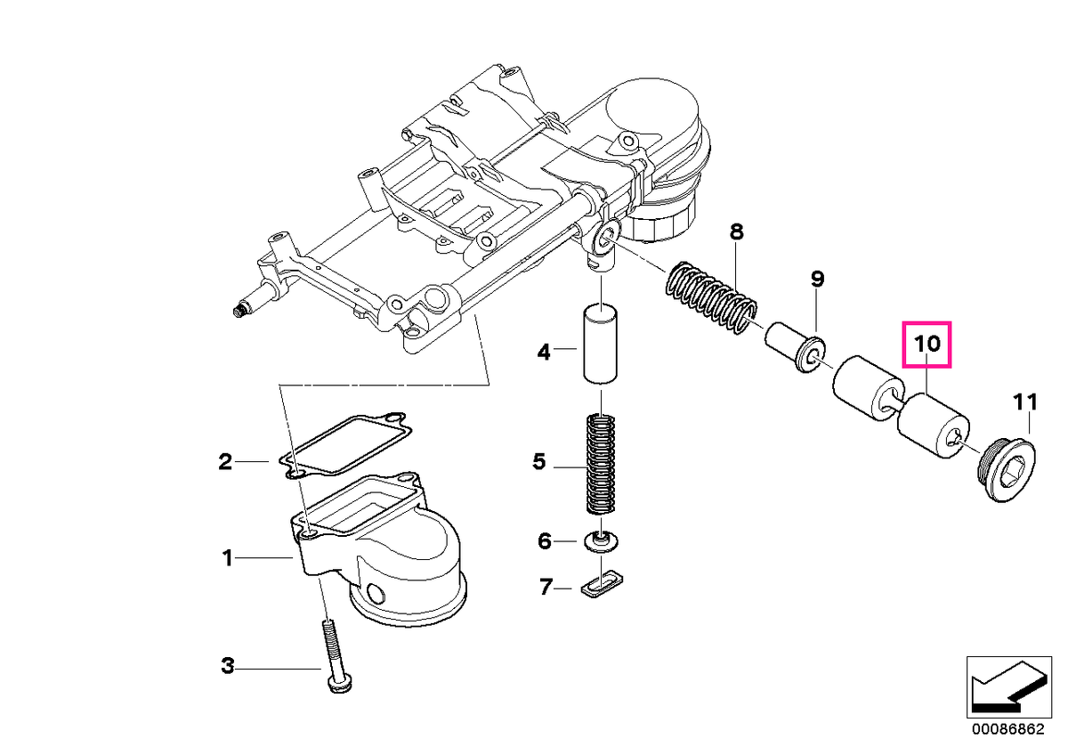 11417505143 Piston - BMW